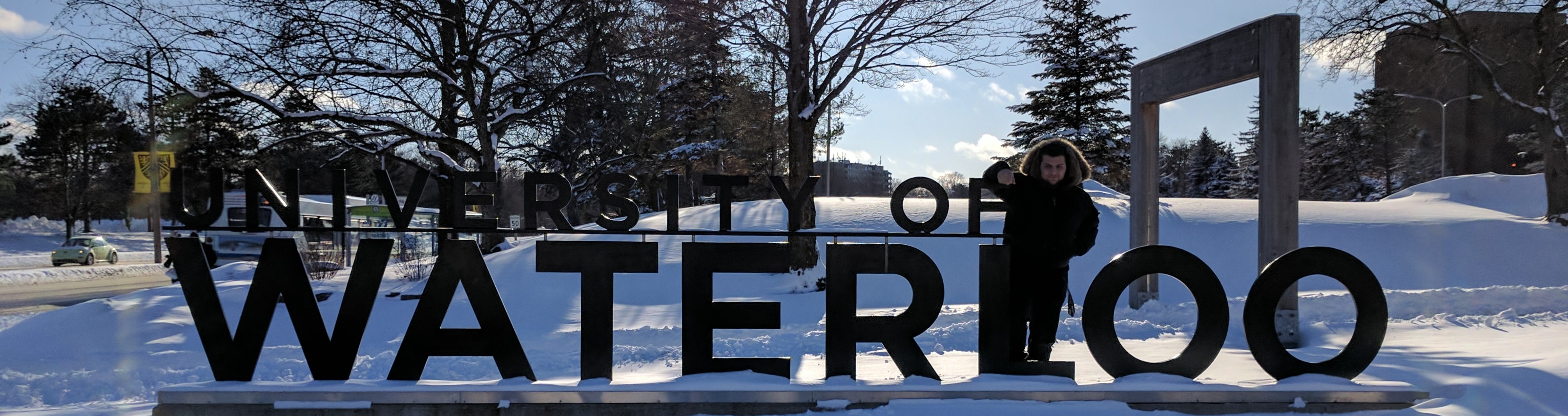 Banner picture with University of Waterloo sign